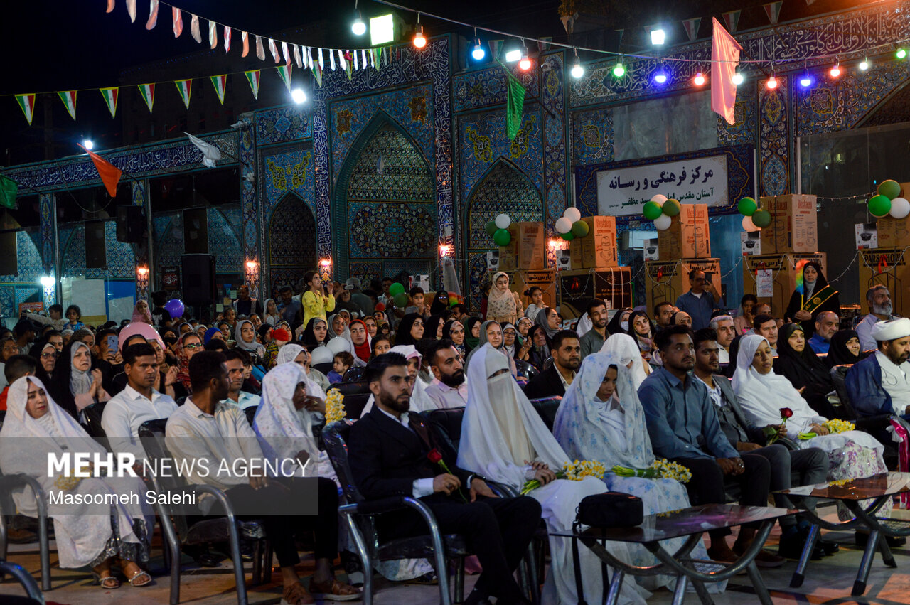 ازدواج آسان ۴۷ زوج جوان جانفدا در میدان نماز شهرری